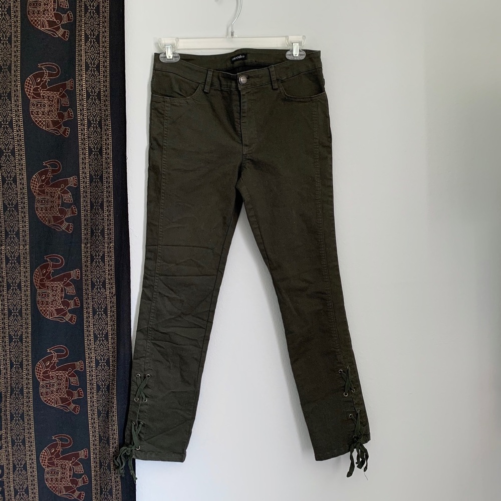 Criss cross pants